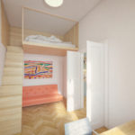 Byt Karlín IV, 05 Studio, 2021