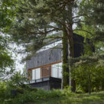 Chata Kostka Lipnice nad Sázavou, architektonický návrh 0,5 Studio, stavební proejkt a realizace Chytrý dům s.r.o, foto Peter Fabo