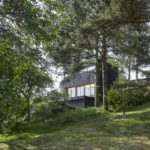 Chata Kostka Lipnice nad Sázavou, architektonický návrh 0,5 Studio, stavební proejkt a realizace Chytrý dům s.r.o, foto Peter Fabo