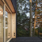 Chata Kostka Lipnice nad Sázavou, architektonický návrh 0,5 Studio, stavební proejkt a realizace Chytrý dům s.r.o, foto Peter Fabo