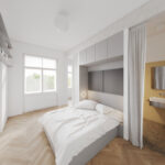 Byt Dejvice, 0,5 Studio, spolupráce Viktorie Bon, 2026