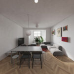 Byt Dejvice, 0,5 Studio, spolupráce Viktorie Bon, 2026